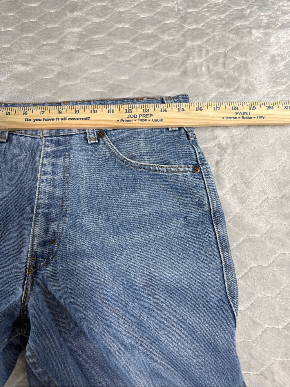 Vintage Levi Strauss Signature Boot Cut Jeans Women’s 31x32 Light Wash Y2K - Picture 7 of 12